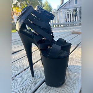 Pleaser shoes, worn once